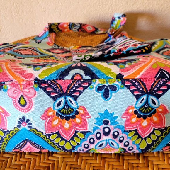 Buckhead Betties Tote Bag Purse With Matching Coin Purse Pretty Pattern - Picture 3 of 5